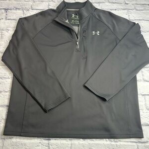 Under Armour Men's Gray Quarter-Zip Jacket. Size XL.